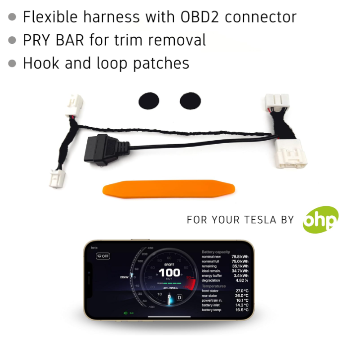 OHP OBD2 Adapter Splitter for Tesla Model 3 & Y | 2019 - 2021 Build