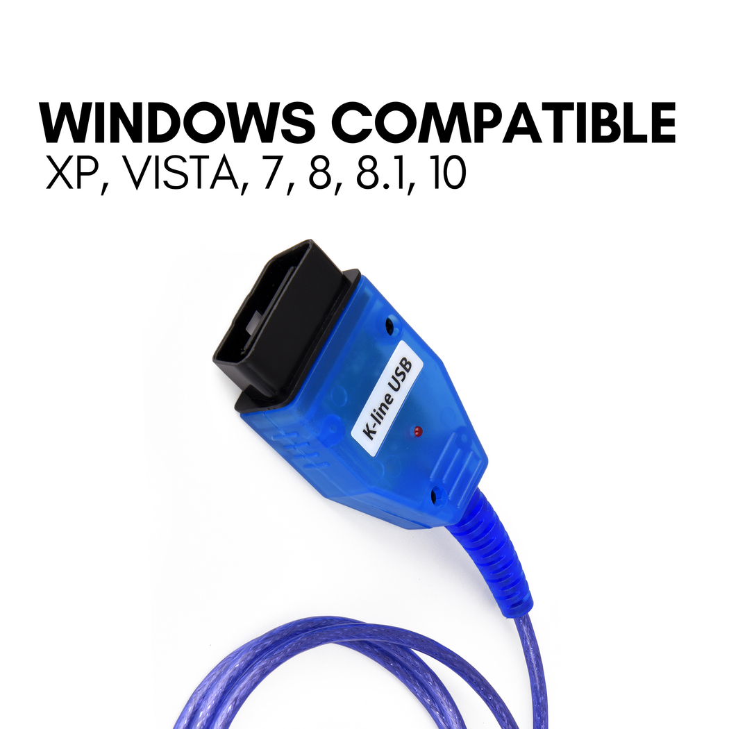 OHP K Line FTDI OBD2 USB Cable for BMW Coding on Windows