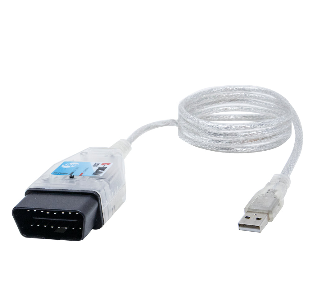 OHP K+DCAN OBD2 USB Cable Interface for BMW E Chassis Models from 1998-2016