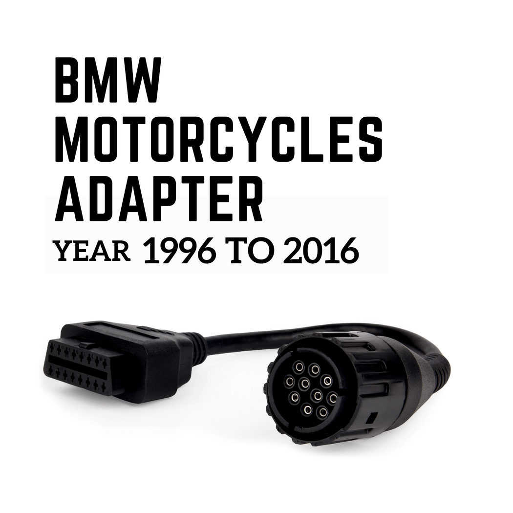 BMW Motorcycle 10 pin to OBD2 adapter Cable